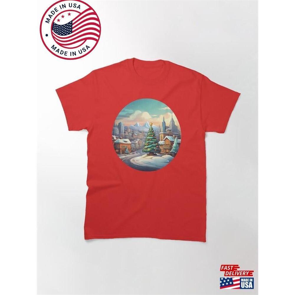 Christmas Tree In The City Center Classic T-Shirt